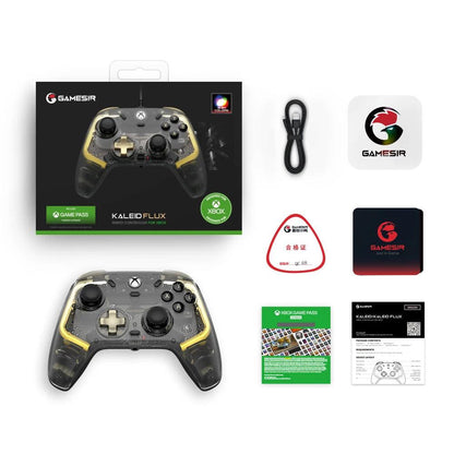 GameSir Kaleid Flux Xbox Controller Wired Gamepad for Xbox Series X, Xbox Series S, Xbox One game console Hall Effect Joystick - MANDOTOS