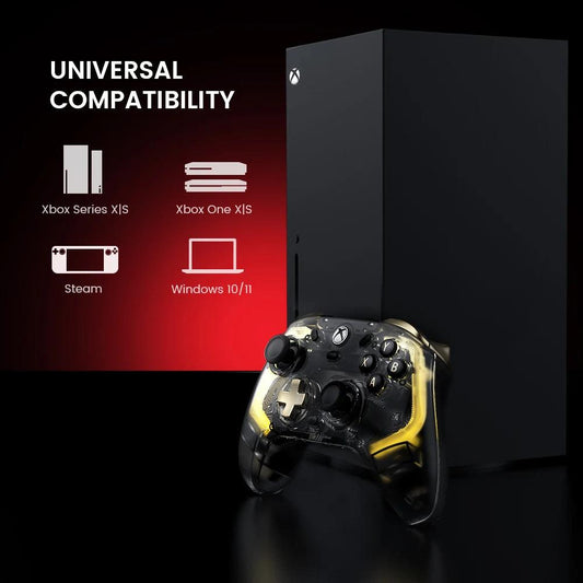 GameSir Kaleid Flux Xbox Controller Wired Gamepad for Xbox Series X, Xbox Series S, Xbox One game console Hall Effect Joystick - MANDOTOS