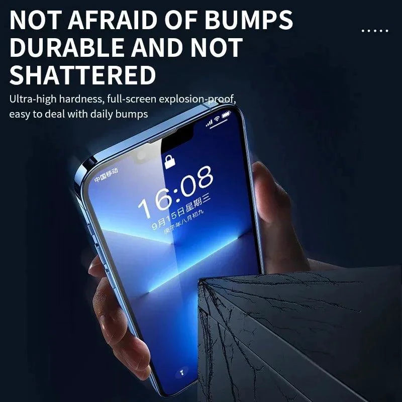 iShield Tempered Glass Screen Protectors - 3-Pack for iPhone 14, 13, 12, 11, 15 Pro Max, Mini, XR, X, XS MAX, 7, 8 Plus, 16 - MANDOTOS