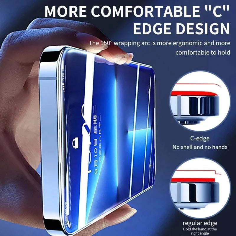 iShield Tempered Glass Screen Protectors - 3-Pack for iPhone 14, 13, 12, 11, 15 Pro Max, Mini, XR, X, XS MAX, 7, 8 Plus, 16 - MANDOTOS