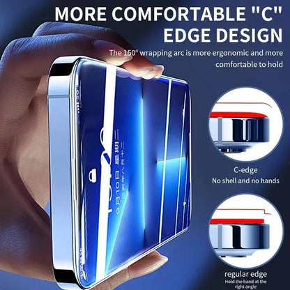 iShield Tempered Glass Screen Protectors - 3-Pack for iPhone 14, 13, 12, 11, 15 Pro Max, Mini, XR, X, XS MAX, 7, 8 Plus, 16 - MANDOTOS