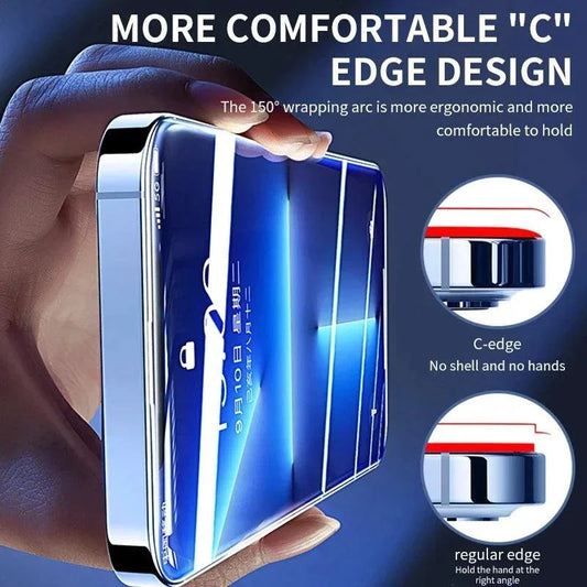 iShield Tempered Glass Screen Protectors - 3-Pack for iPhone 14, 13, 12, 11, 15 Pro Max, Mini, XR, X, XS MAX, 7, 8 Plus, 16 - MANDOTOS