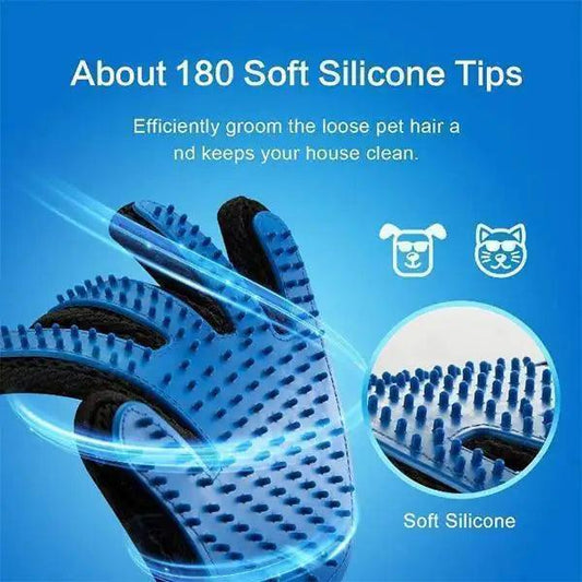 Gentle Pet Grooming Glove - MANDOTOS