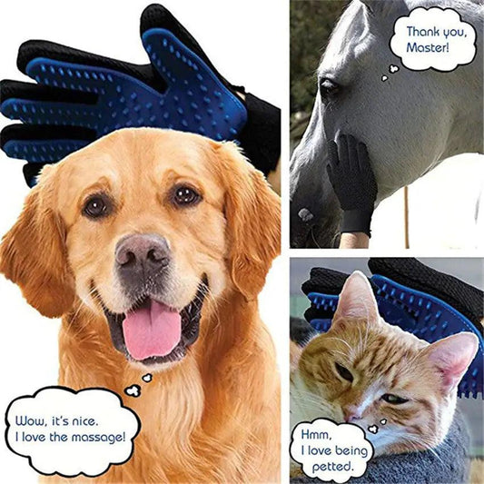 Gentle Pet Grooming Glove - MANDOTOS