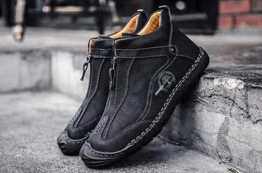 Gentleman's Leather Loafers - MANDOTOS