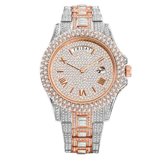 Gentlemen's Gold Luxe Watch - MANDOTOS