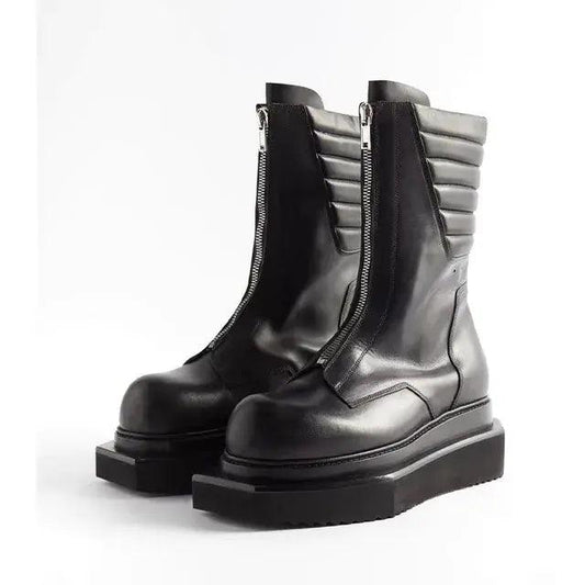 Genuine Leather Men's Boots - MANDOTOS