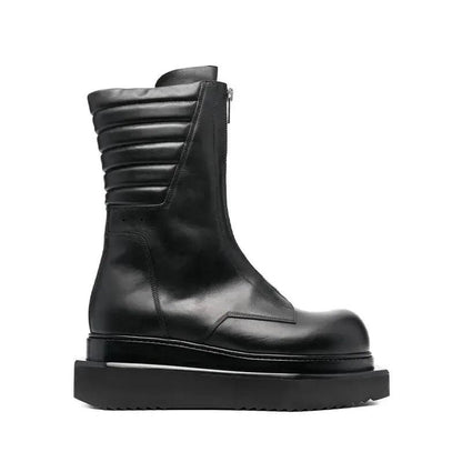 Genuine Leather Men's Boots - MANDOTOS