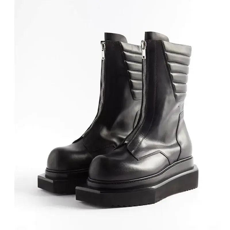 Genuine Leather Men's Boots - MANDOTOS