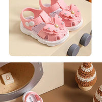 Girls' Sandals 2023 Summer New Children's Non-slip Soft Sole Infant Little Girl Baby Princess Beach Shoes - MANDOTOS INTERNATIONAL