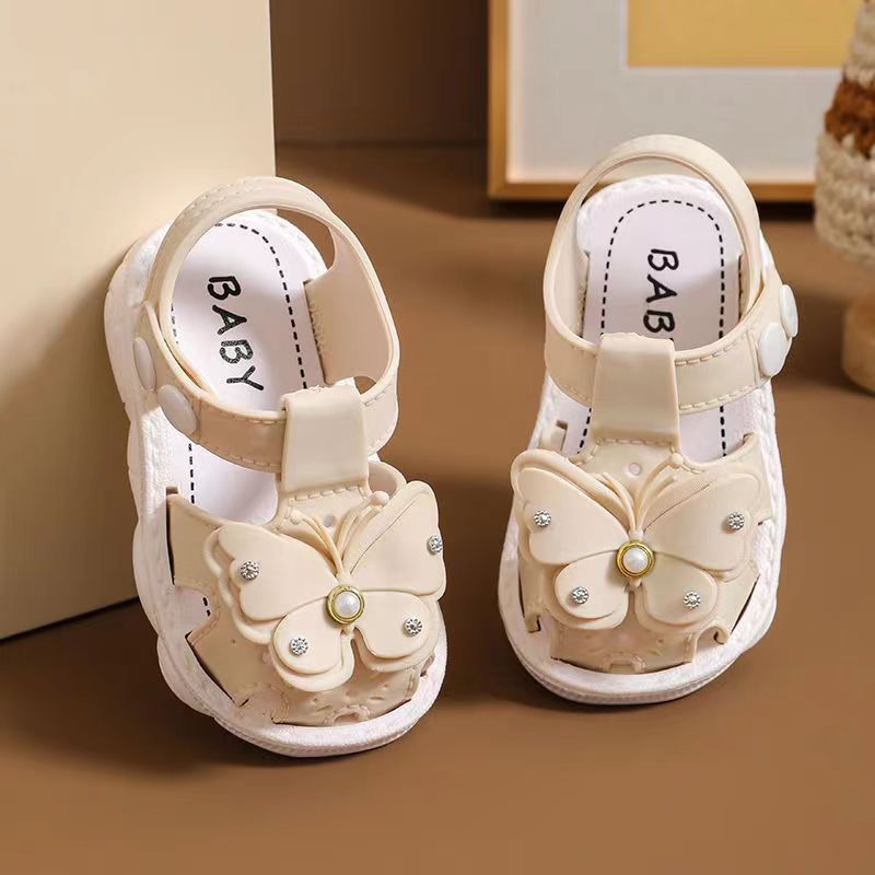 Girls' Sandals 2023 Summer New Children's Non-slip Soft Sole Infant Little Girl Baby Princess Beach Shoes - MANDOTOS INTERNATIONAL