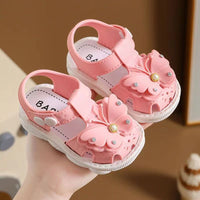 Girls' Sandals 2023 Summer New Children's Non-slip Soft Sole Infant Little Girl Baby Princess Beach Shoes - MANDOTOS INTERNATIONAL