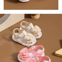 Girls' Sandals 2023 Summer New Children's Non-slip Soft Sole Infant Little Girl Baby Princess Beach Shoes - MANDOTOS INTERNATIONAL