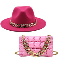 Gold Chain Fedora Luxury - MANDOTOS