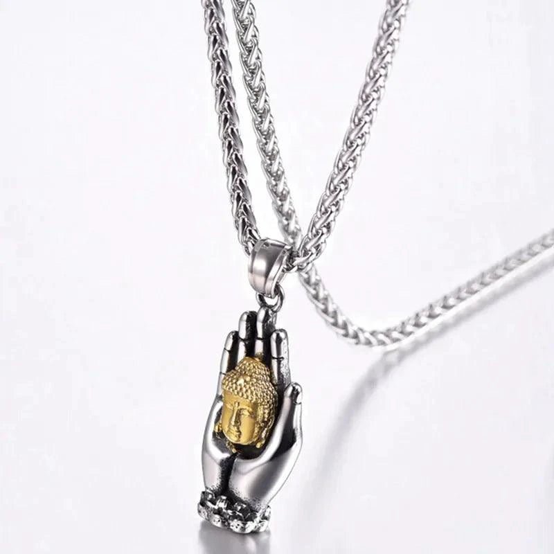 Golden Buddha Pendant - MANDOTOS