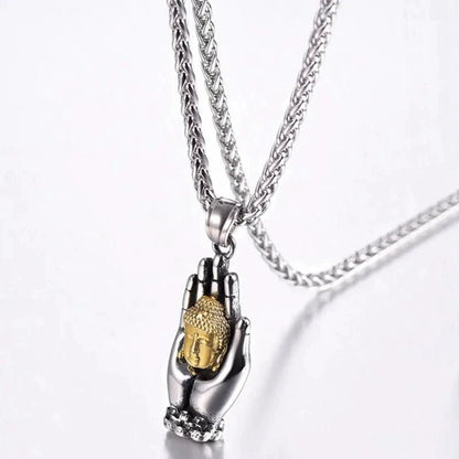 Golden Buddha Pendant - MANDOTOS