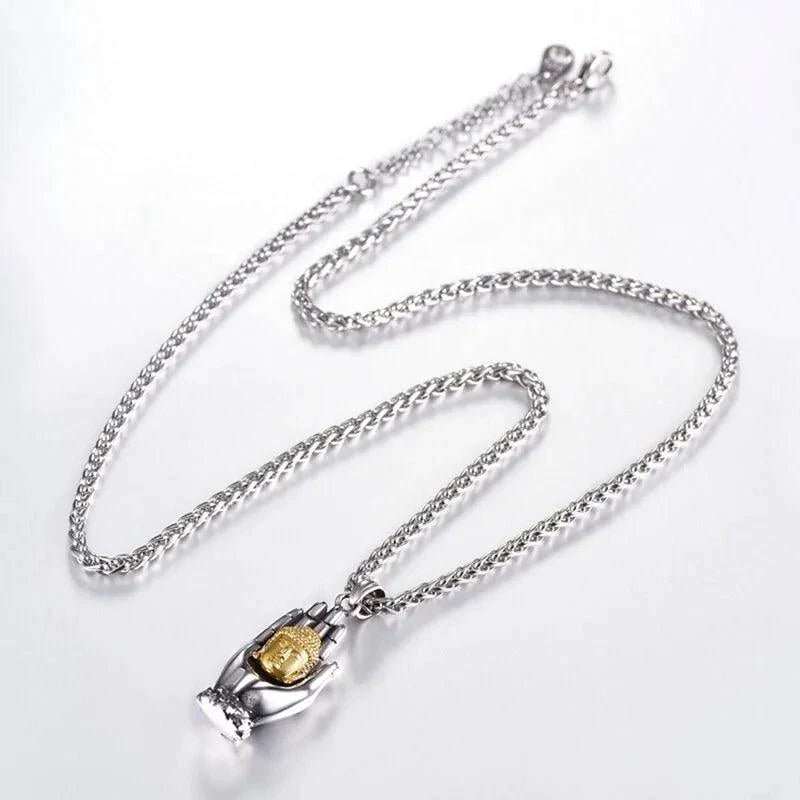 Golden Buddha Pendant - MANDOTOS