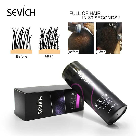 Hair Building Fibers Keratin Thicker Anti Hair Loss Products Concealer Refill Thickening Hair Fiber Powders Growth sevich 25g - MANDOTOS