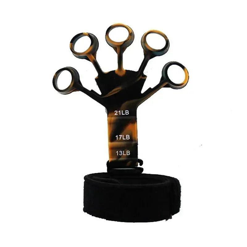 Hand Grip Strengthener Physical Tools Guitar Finger Trainer Training and Exercise Gym 6th Level Resistance Gripster Expander - MANDOTOS