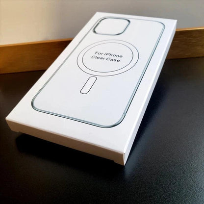 Hard Crystal Original Magnectic Case For iPhone 13 12 11 14 15 16Pro Max XSMAX XR SE 7 8Plus For Magsafe Wireless Charging Cover - MANDOTOS