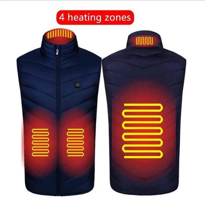 Heated Vest Washable Usb Charging Electric Winter Clothes - MANDOTOS
