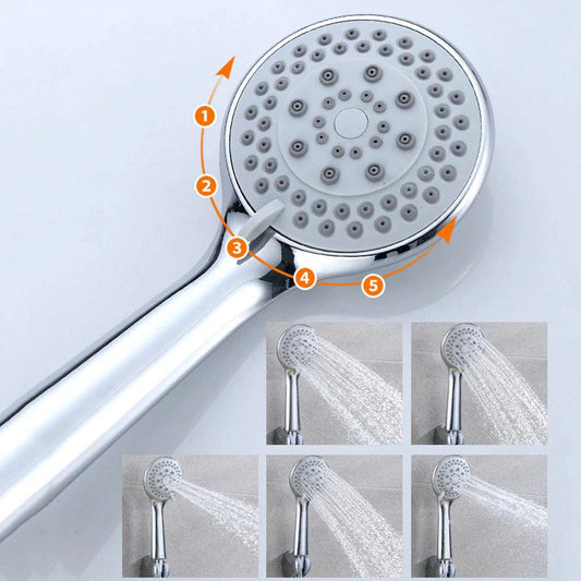 High-Pressure 5-Mode Handheld Shower with Hose - MANDOTOS