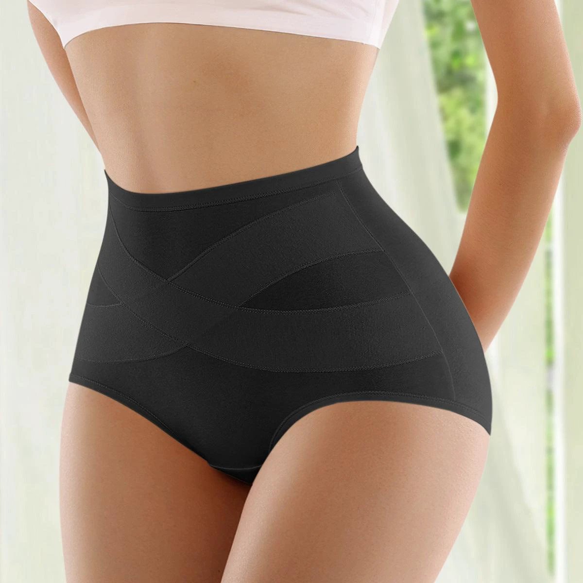 High Waist Shaping Briefs for Confident Curves - Large Size Ladies’ Underwear - MANDOTOS