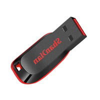 High -capacity speed USB Flash Drives 2.0 128GB 64GB Black Free Keychain Pen Drive 32GB Storage Memory Stick Mini Business Gift - MANDOTOS