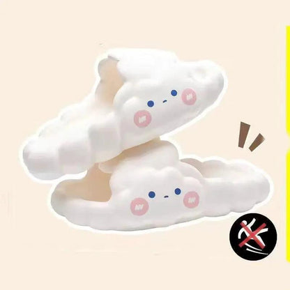 Home Bathroom Bathing Cloud Slippery Slippers - MANDOTOS