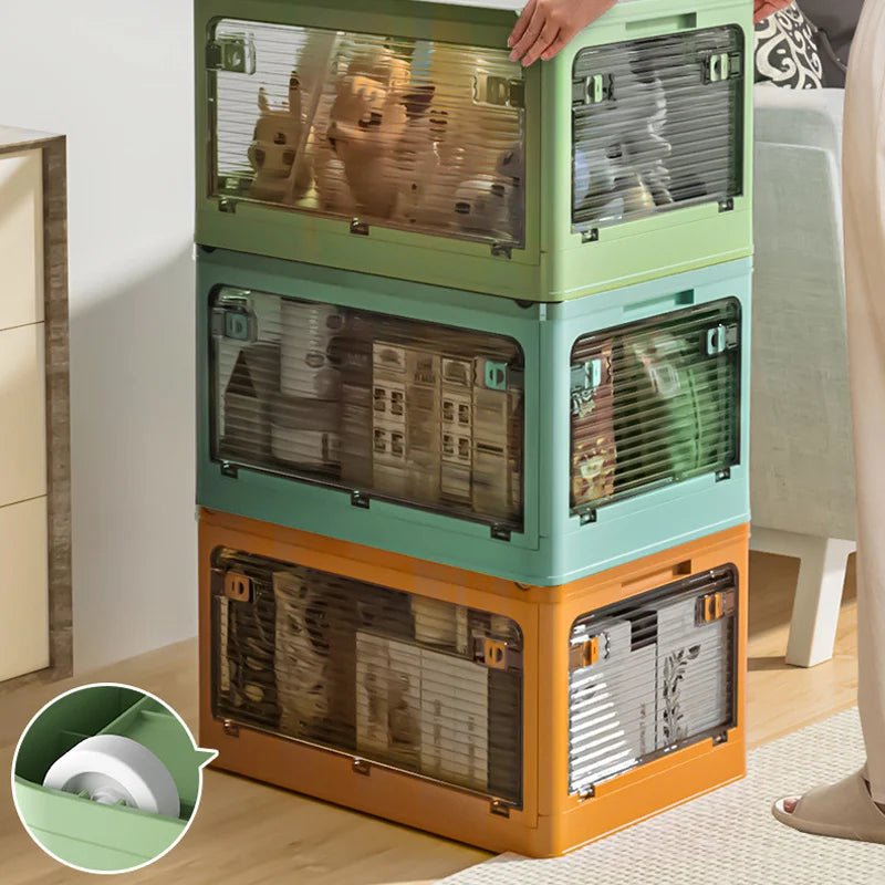 5-Door Folding Storage Box for Home, Students, Pets, Camping & Car Backup - MANDOTOS INTERNATIONAL
