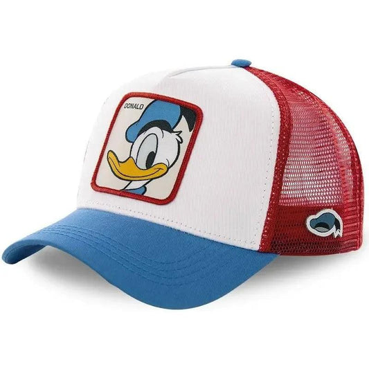 Hot Sale Unisex Anime Cartoon Cap High Quality Embroidered Patch Draw Baseball Cap Male Female Trucker Hat Mesh Hats Sun Hat - MANDOTOS