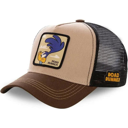 Hot Sale Unisex Anime Cartoon Cap High Quality Embroidered Patch Draw Baseball Cap Male Female Trucker Hat Mesh Hats Sun Hat - MANDOTOS