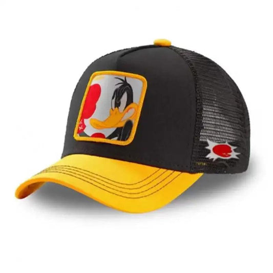 Hot Sale Unisex Anime Cartoon Cap High Quality Embroidered Patch Draw Baseball Cap Male Female Trucker Hat Mesh Hats Sun Hat - MANDOTOS