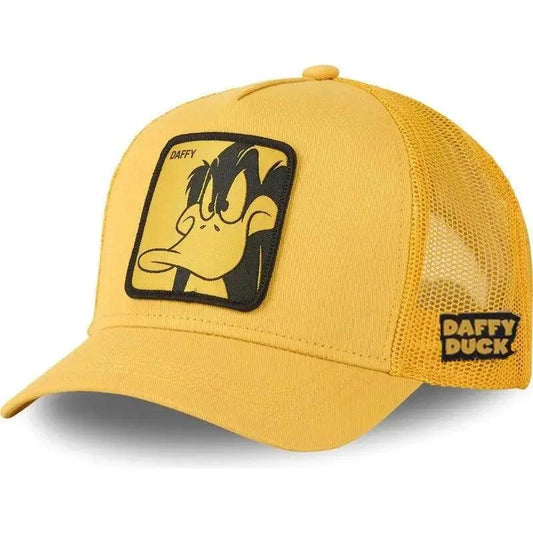 Hot Sale Unisex Anime Cartoon Cap High Quality Embroidered Patch Draw Baseball Cap Male Female Trucker Hat Mesh Hats Sun Hat - MANDOTOS