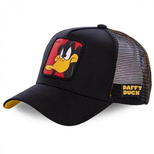 Hot Sale Unisex Anime Cartoon Cap High Quality Embroidered Patch Draw Baseball Cap Male Female Trucker Hat Mesh Hats Sun Hat - MANDOTOS