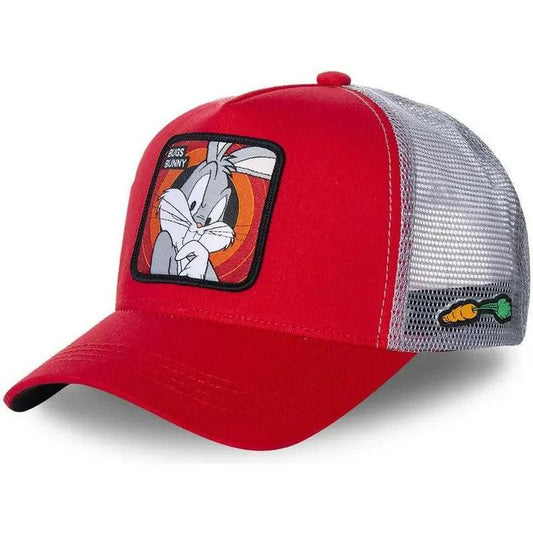 Hot Sale Unisex Anime Cartoon Cap High Quality Embroidered Patch Draw Baseball Cap Male Female Trucker Hat Mesh Hats Sun Hat - MANDOTOS