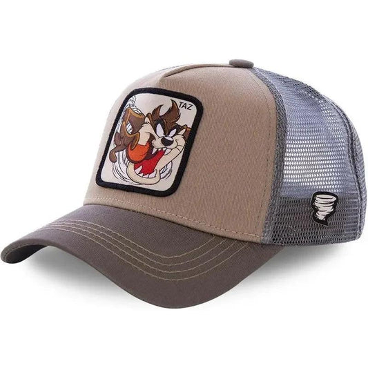 Hot Sale Unisex Anime Cartoon Cap High Quality Embroidered Patch Draw Baseball Cap Male Female Trucker Hat Mesh Hats Sun Hat - MANDOTOS