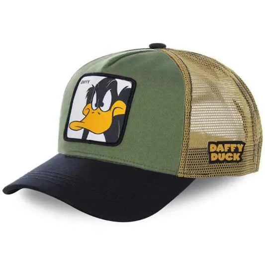 Hot Sale Unisex Anime Cartoon Cap High Quality Embroidered Patch Draw Baseball Cap Male Female Trucker Hat Mesh Hats Sun Hat - MANDOTOS
