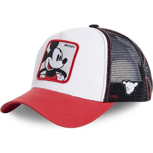 Hot Sale Unisex Anime Cartoon Cap High Quality Embroidered Patch Draw Baseball Cap Male Female Trucker Hat Mesh Hats Sun Hat - MANDOTOS