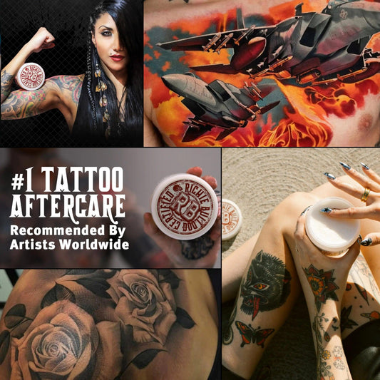 Hustle Tattoo Care Balm Twin Pack - Vegan & Petroleum-Free - MANDOTOS