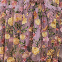 Rose Dress Midi - Lavender