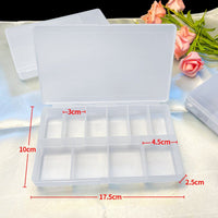 Jewelry Box Jewelry Storage Box Anti-oxidation Box Earrings Card Transparent Multi-compartment Portable Multifunctional Storage Box - MANDOTOS INTERNATIONAL