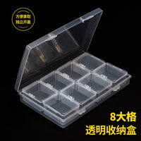 Jewelry Box Jewelry Storage Box Anti-oxidation Box Earrings Card Transparent Multi-compartment Portable Multifunctional Storage Box - MANDOTOS INTERNATIONAL