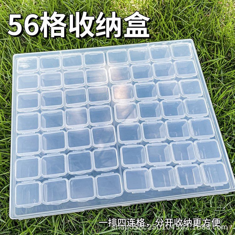 Jewelry Box Jewelry Storage Box Anti-oxidation Box Earrings Card Transparent Multi-compartment Portable Multifunctional Storage Box - MANDOTOS INTERNATIONAL