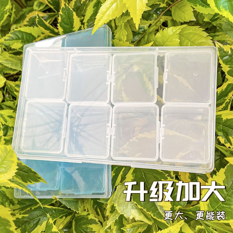 Jewelry Box Jewelry Storage Box Anti-oxidation Box Earrings Card Transparent Multi-compartment Portable Multifunctional Storage Box - MANDOTOS INTERNATIONAL