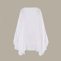 JSN9202262 2024 New Arrival Hot Selling Lace Bikini Cover up V Neck Solid Color High Quality Blouse for Girl - MANDOTOS INTERNATIONAL