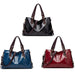 Kathie Leather Tote Purse - MANDOTOS