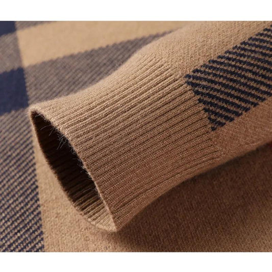 Knitwear Casual Crew Neck Top Bottoming Men's Sweater - MANDOTOS