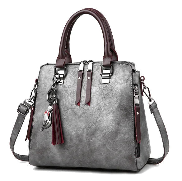 Feline Fashion Tote & Crossbody Bag MANDOTOS