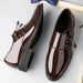 Lace-Up Leather Shoes Men Business Casual Shoes Men - MANDOTOS